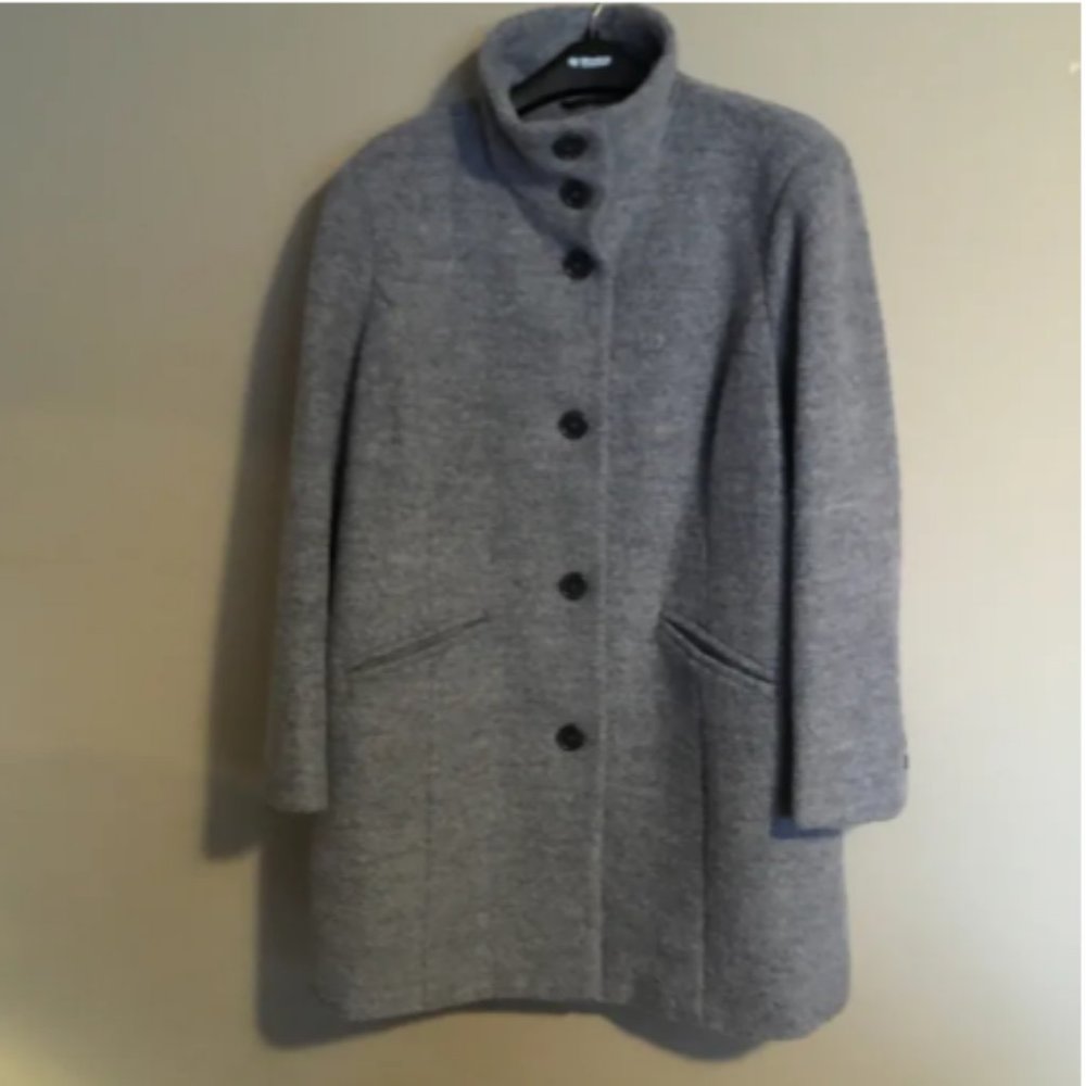 Petite Wool Blend Relaxed Fit Coat - size XXL / 18 - Picture 4 of 11